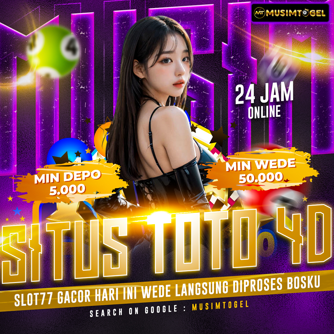 Bocoran Situs Toto Togel 4D Terpercaya Dan Rtp Slot777 Gacor Hari ini # MUSIMTOGEL